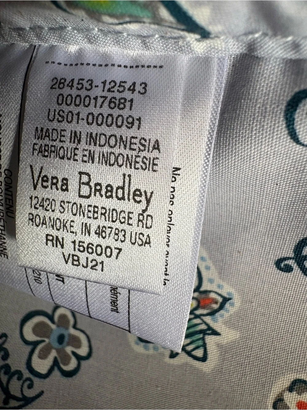 Vera Bradley Quilted Paisley Backpack in Gray with Coral & Aqua Accents